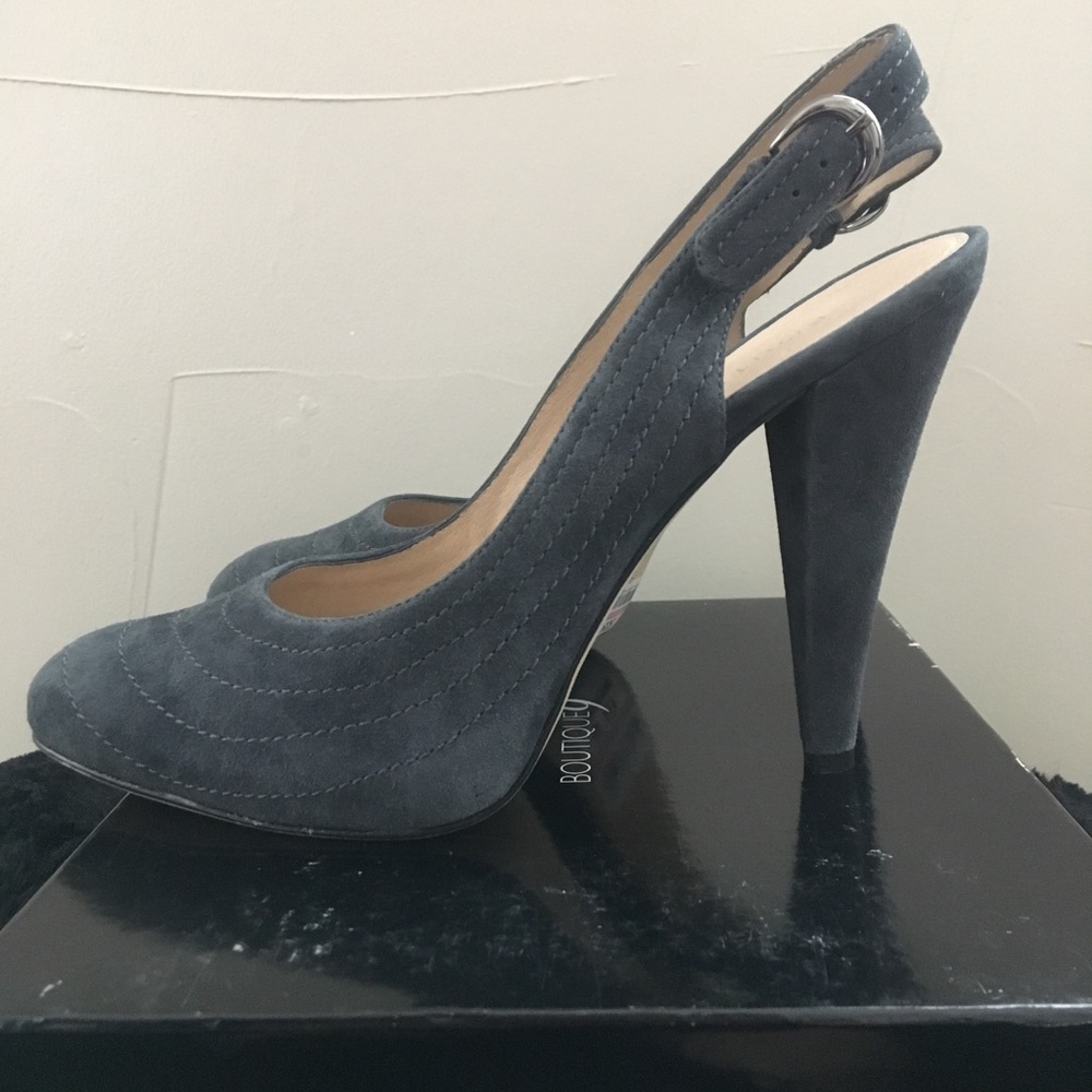 Boutique 9 - Dark Grey - Suede